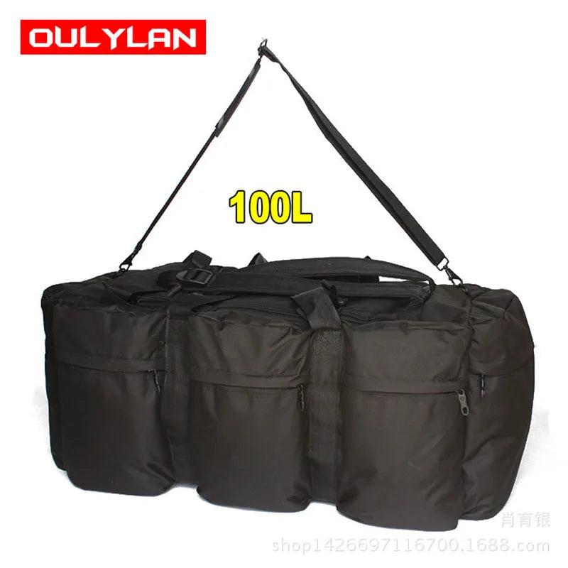 Super Large Capacity 100L Backpack, Waterproof Camping Storage Bag