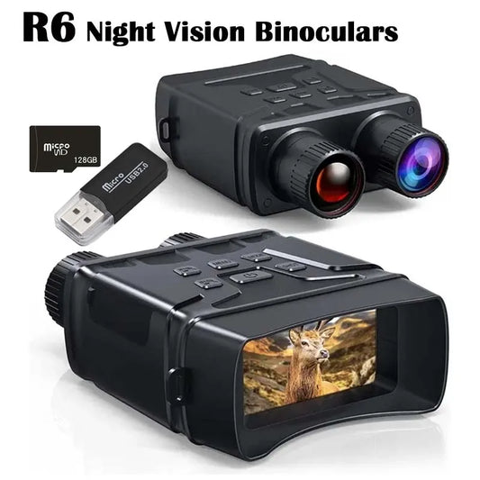 1080P Night Vision Binoculars Professional Rechargeable 850nm Infrared 5X Digital Zoom