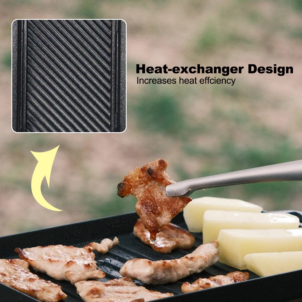 Mini Grill Plate Set