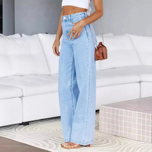 Summer High-waist Distressed High Waisted Jeans