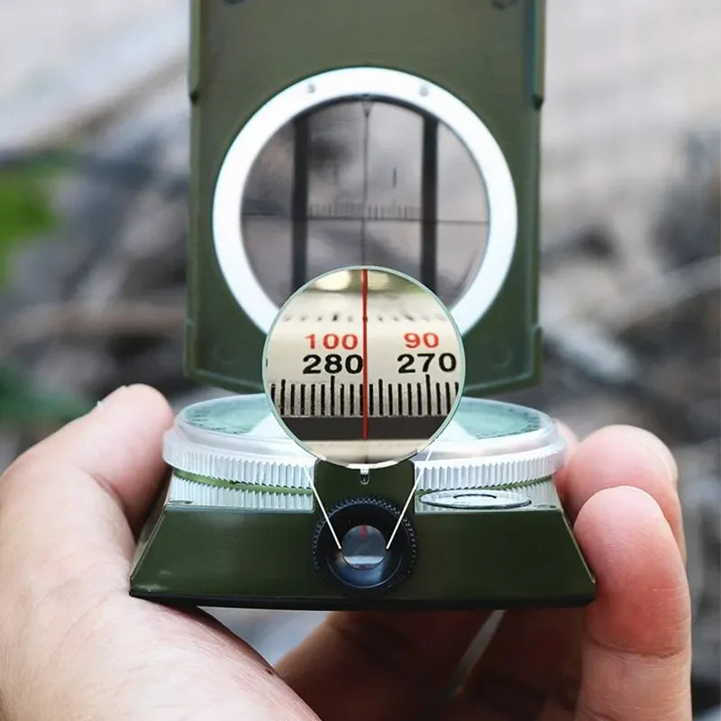 Waterproof High Precision Compass With Professional Military  Metal Sight