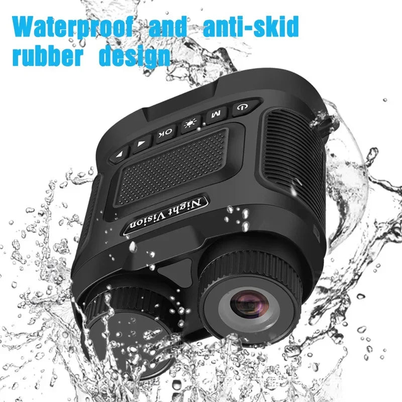 Digital Night Vision Binoculars 8X Zoom 300M Infrared 2.5K UHD 40M Pixels 3inch Telescope