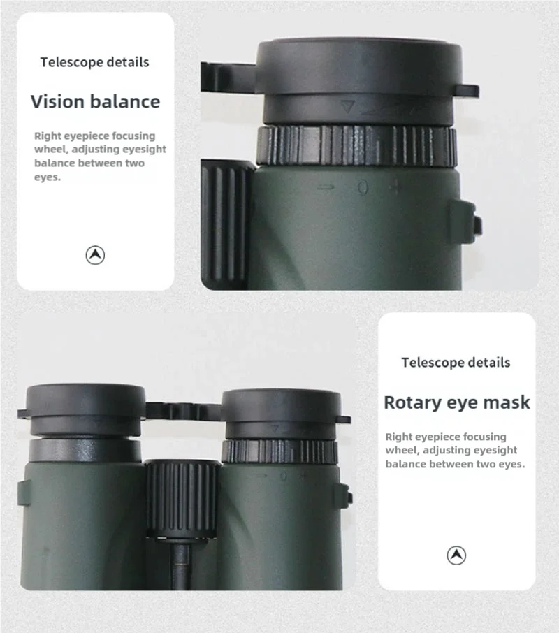 High definition transparency Low light night vision portable Binoculars