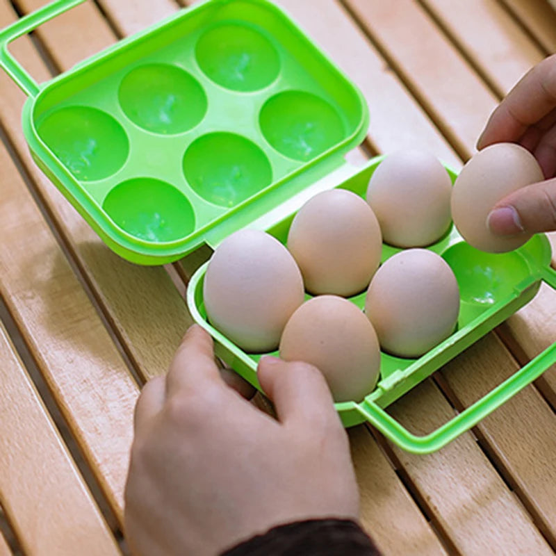 6/12 Grids Egg Storage Box