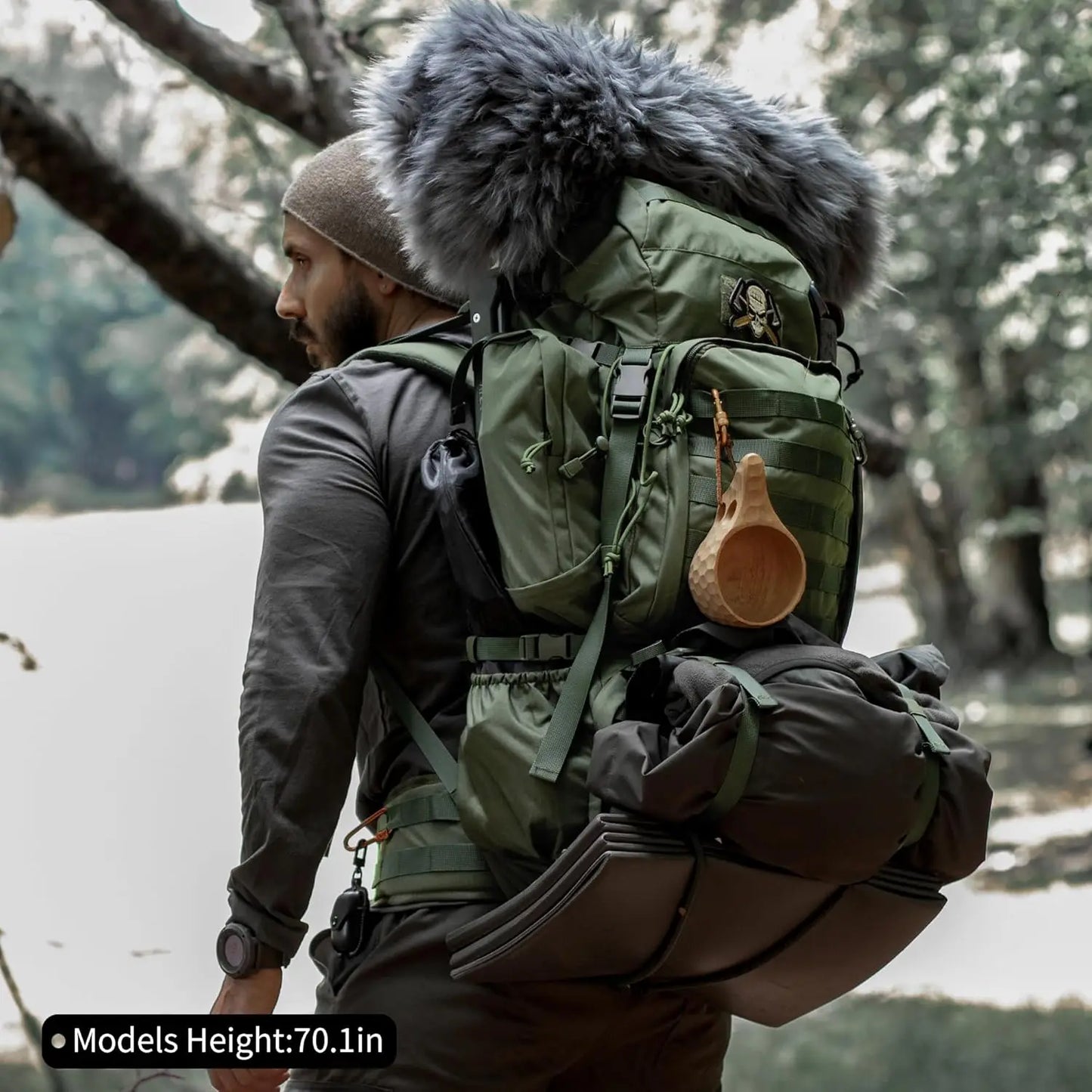 Internal Frame Backpack with Rain Cover