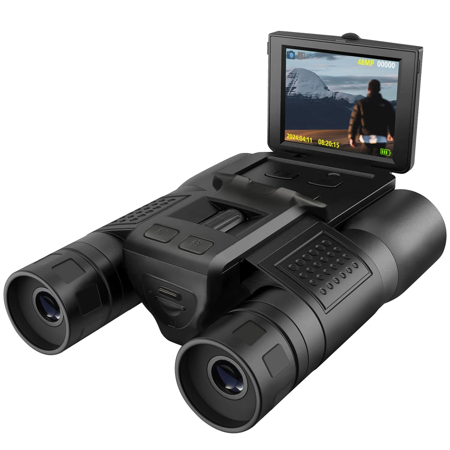 Alpine Outdoor Supplies DT30 12x32 2.5K HD binoculars camera with 48MP, 12x optical zoom, digital telescope for outdoor adventures