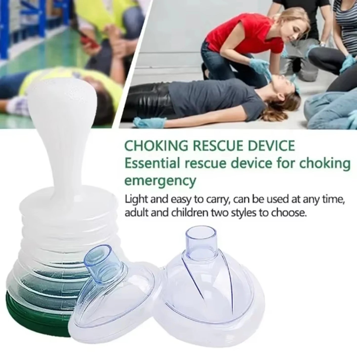 Emergency  Device Breath Trainer Anti  Travel  Choking Rescue Device  Adult and Children