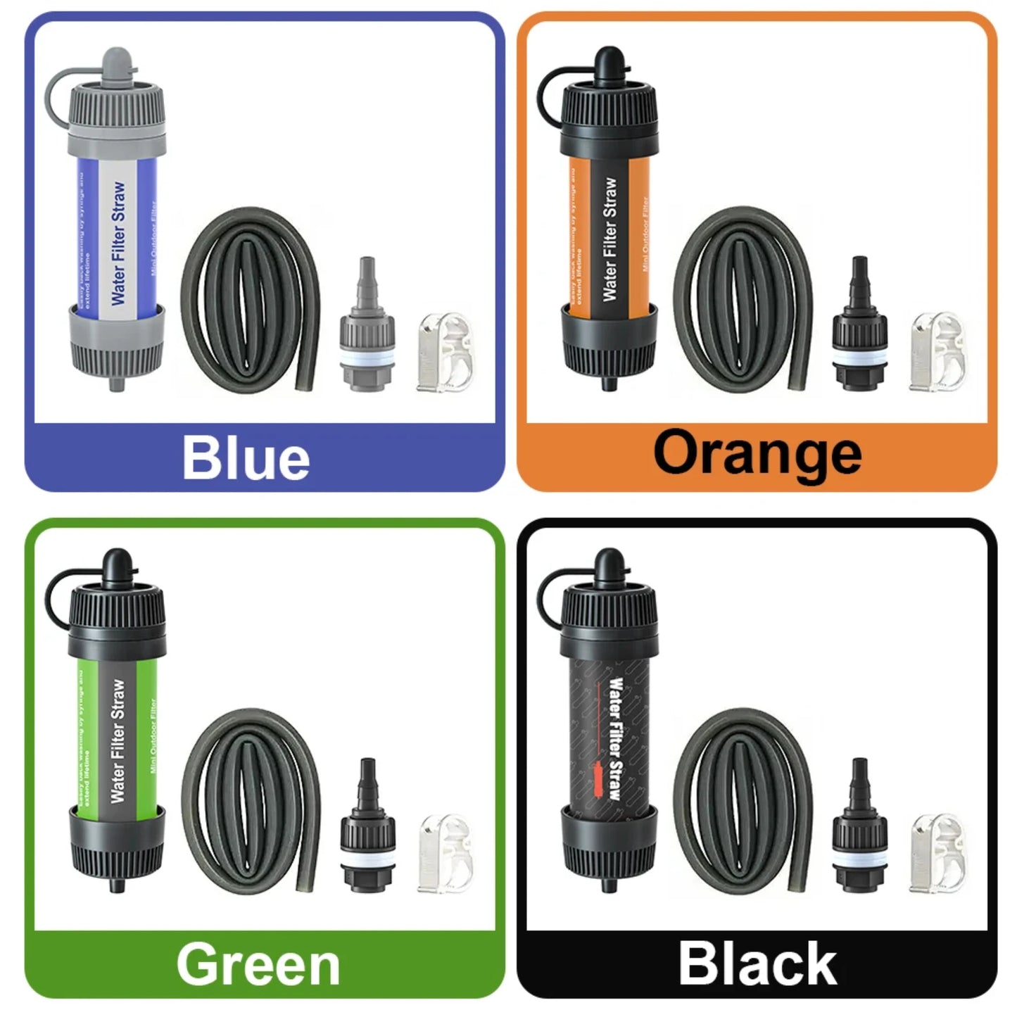 Outdoor Water Filter Straw Portable Water Purifier