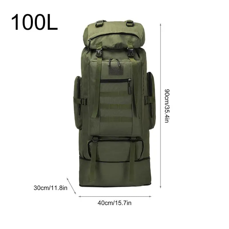 Large Backpack Outdoor, Waterproof, For Climbing Camping Cycling