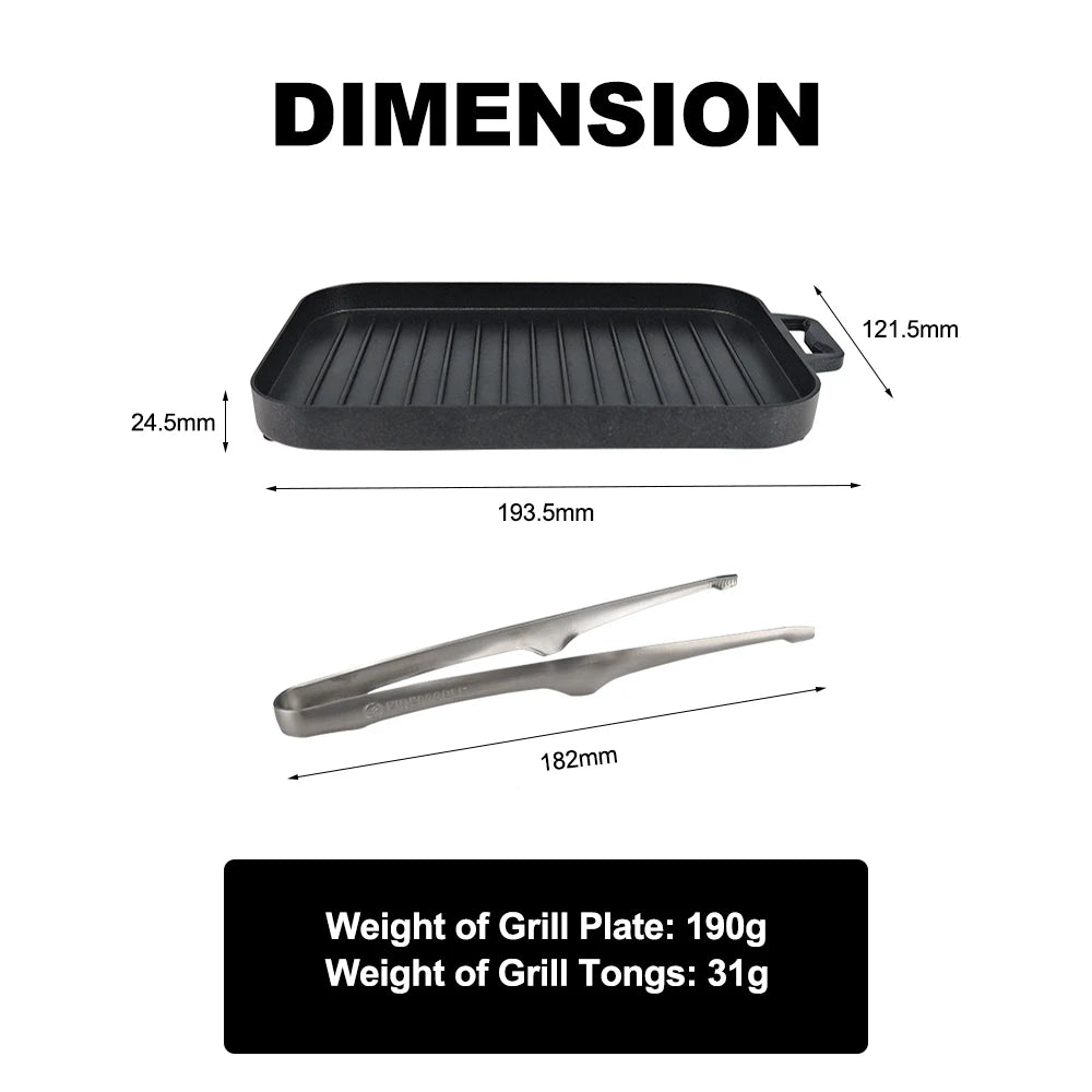 Mini Grill Plate Set