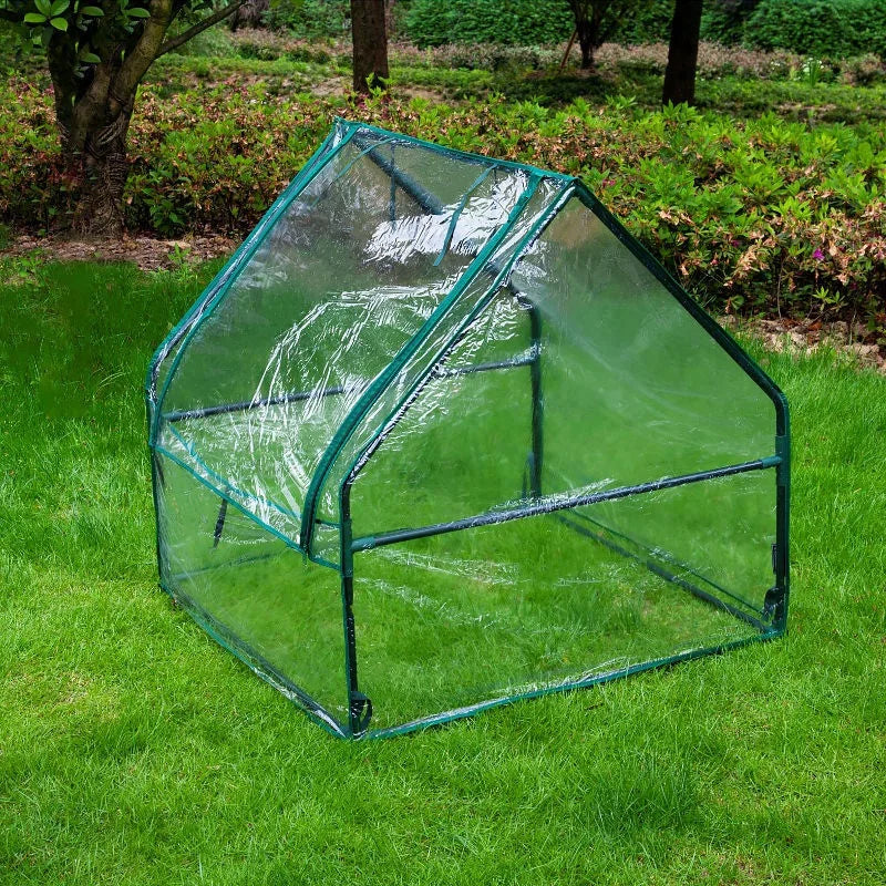 Plant Greenhouse With Frame Outdoor Indoor ,Plant Mini Greenhouse Tent Gardening Backyard Plant Flower Heat Preservation Cover