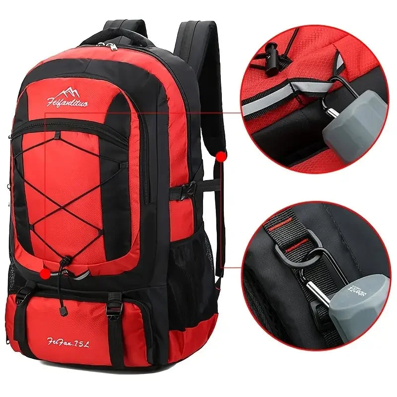 Backpack Waterproof Lightweight Durable, Large Capacity Travel Backpack Suitable For Hiking, Mountaineering, Camping