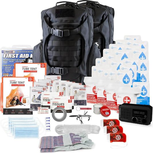 Deluxe Emergency Survival Kit - Heavy Duty 72 Hour Bag