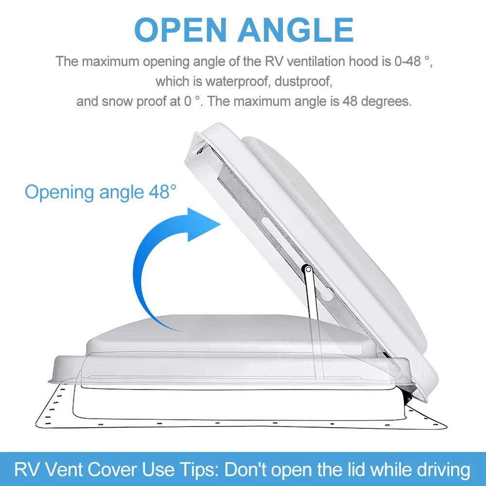 Universal RV Roof Vent Lid Replacement