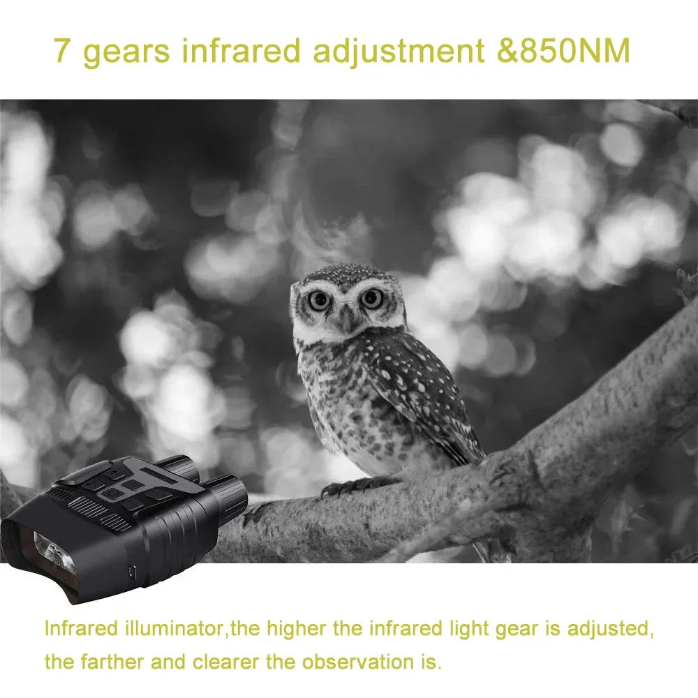 Infrared night vision telescope, 100% Binocular all black night vision device