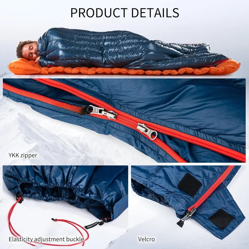 Ultralight Sleeping Bag, Goose Down Sleeping Bag.