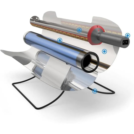 Barbecue, Solar Barbecue, for Food, Cooking in The Sun, Ideal for Camping or Hiking.