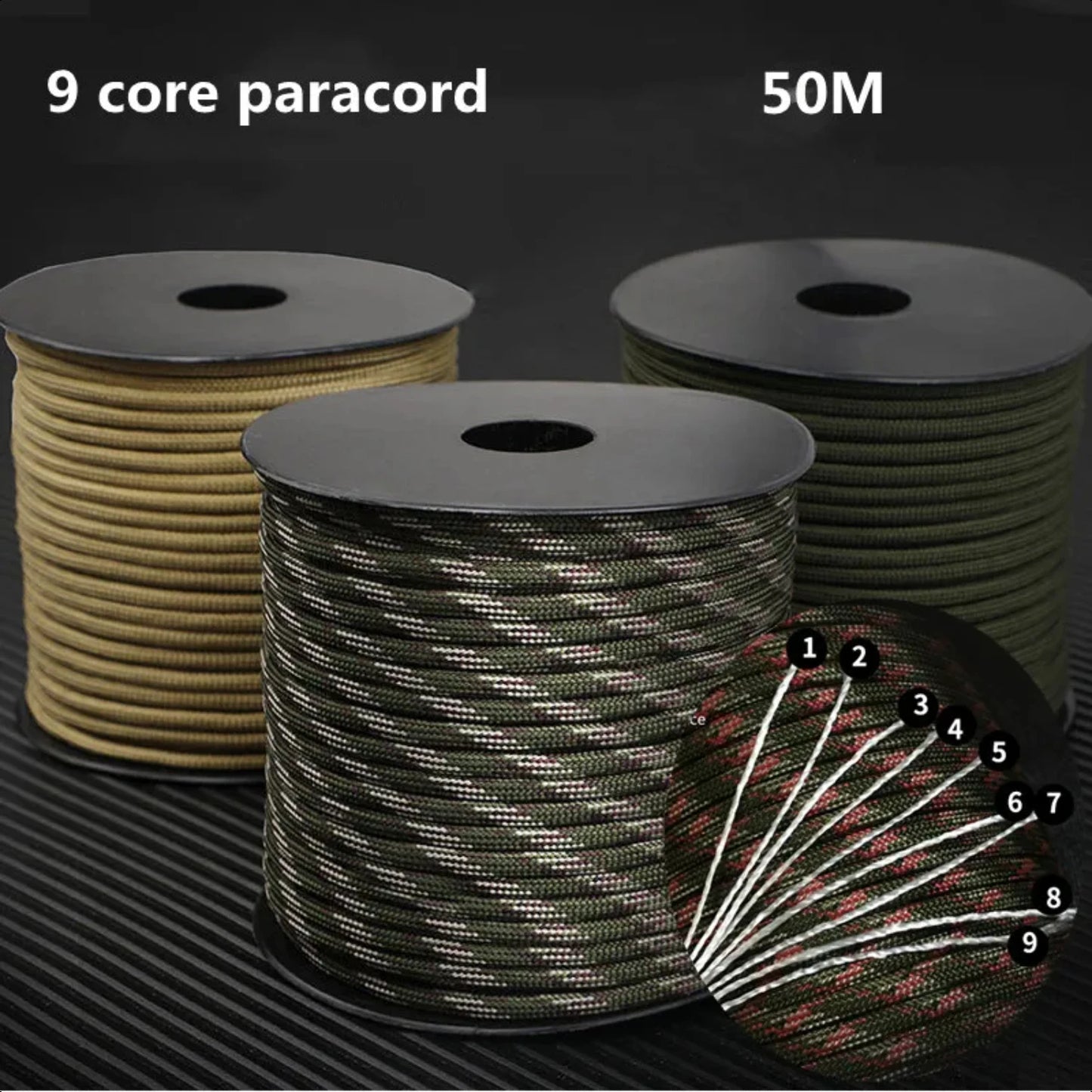 High-Quality 650 Military Grade 4mm Paracord