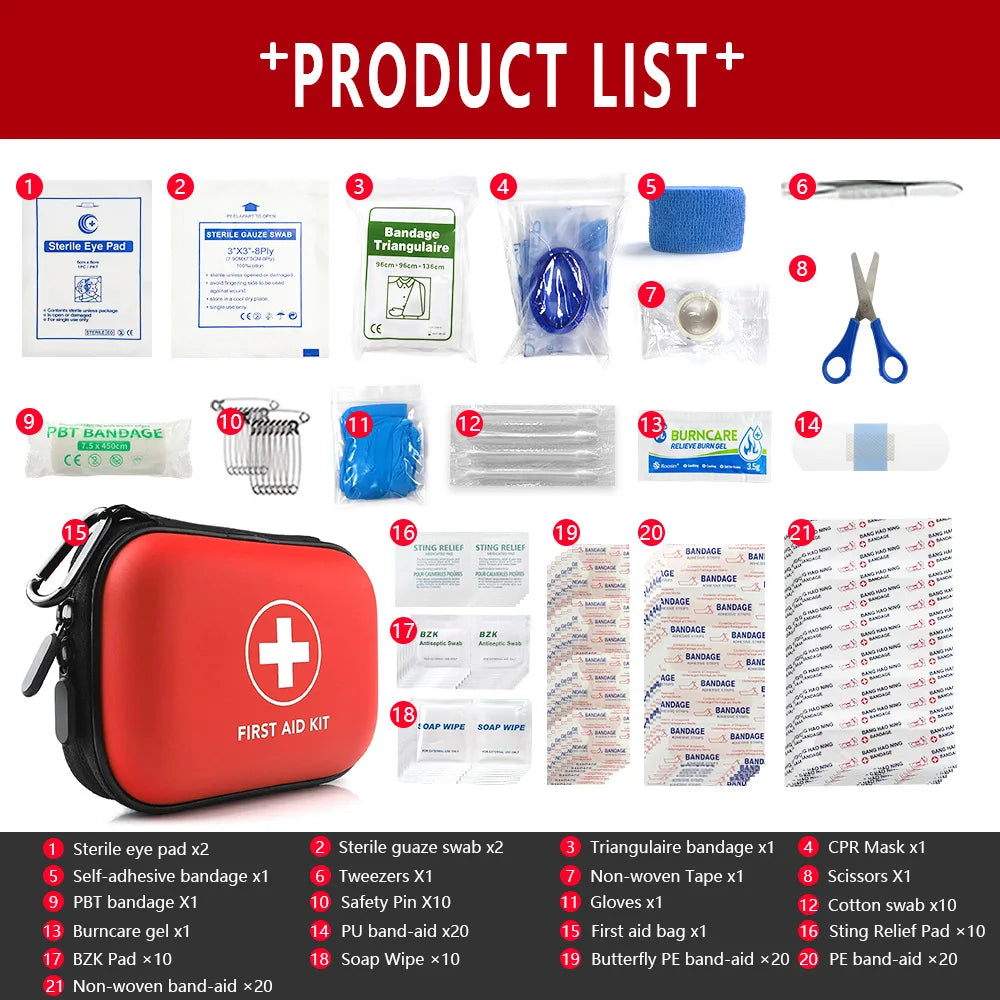 First Aid Kit Set Accessories