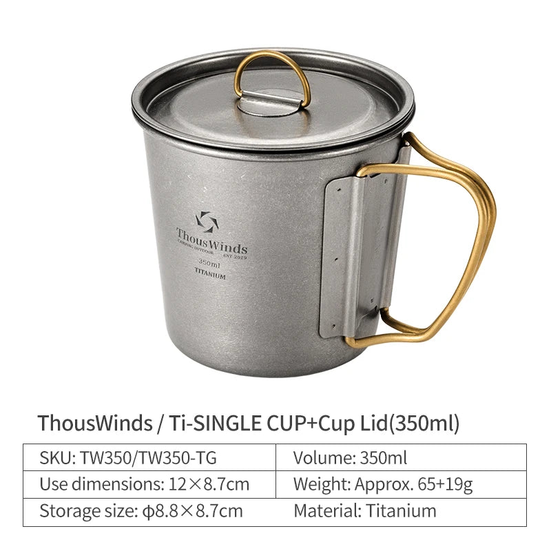 Titanium Camping Cup Outdoor Mug