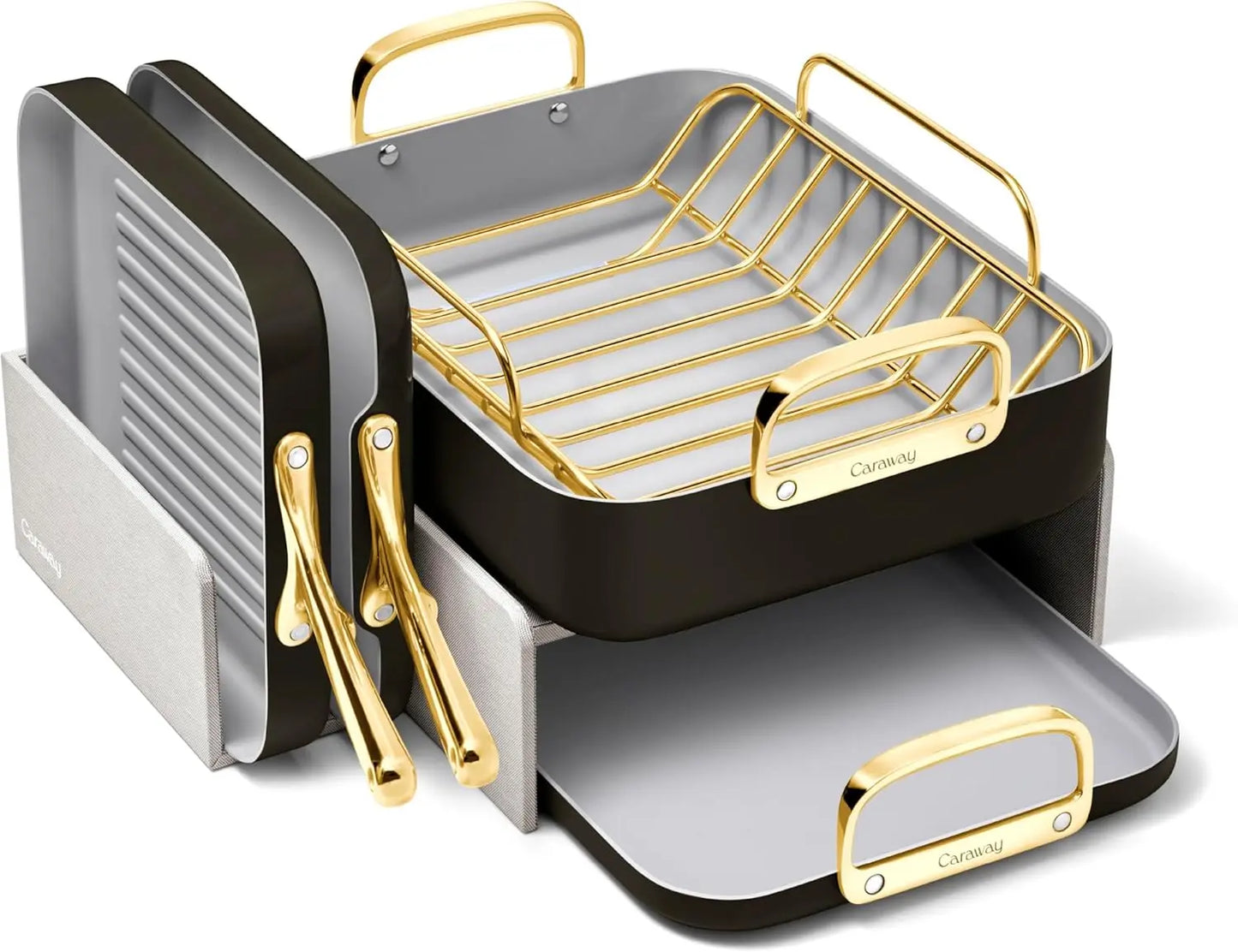 Square Cookware Set - Square Pans Set -