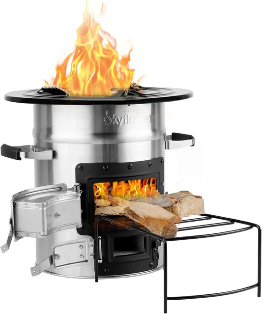 Stainless Steel Wood Burning Stove Portable