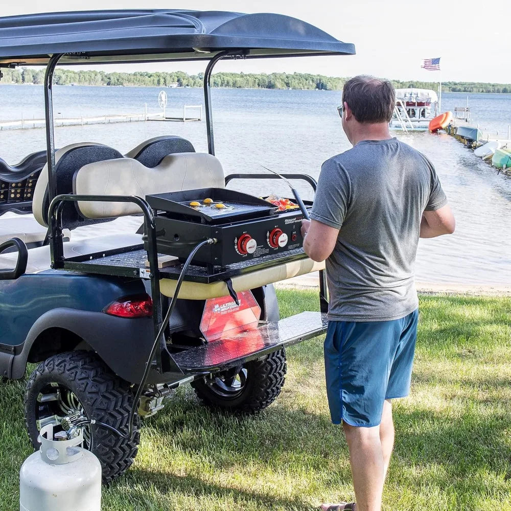 4-Burner Tailgater Grill & Griddle Combo