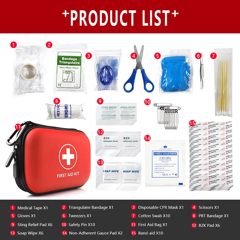 First Aid Kit Set Accessories