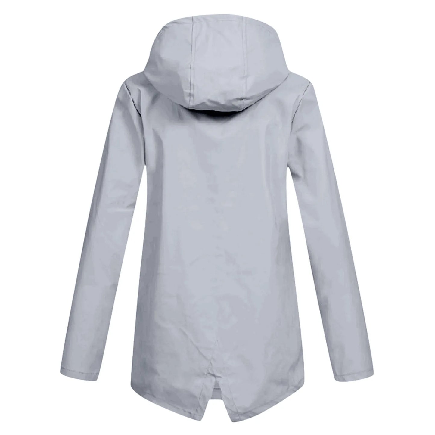 Camping Rain Jacket Women with front zipper