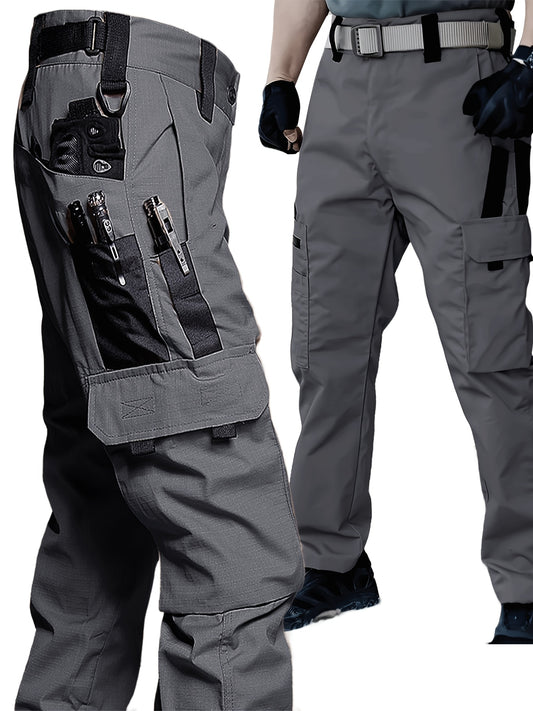 Men's Tactical Cargo Pants, Durable Multi-Pocket Workwear