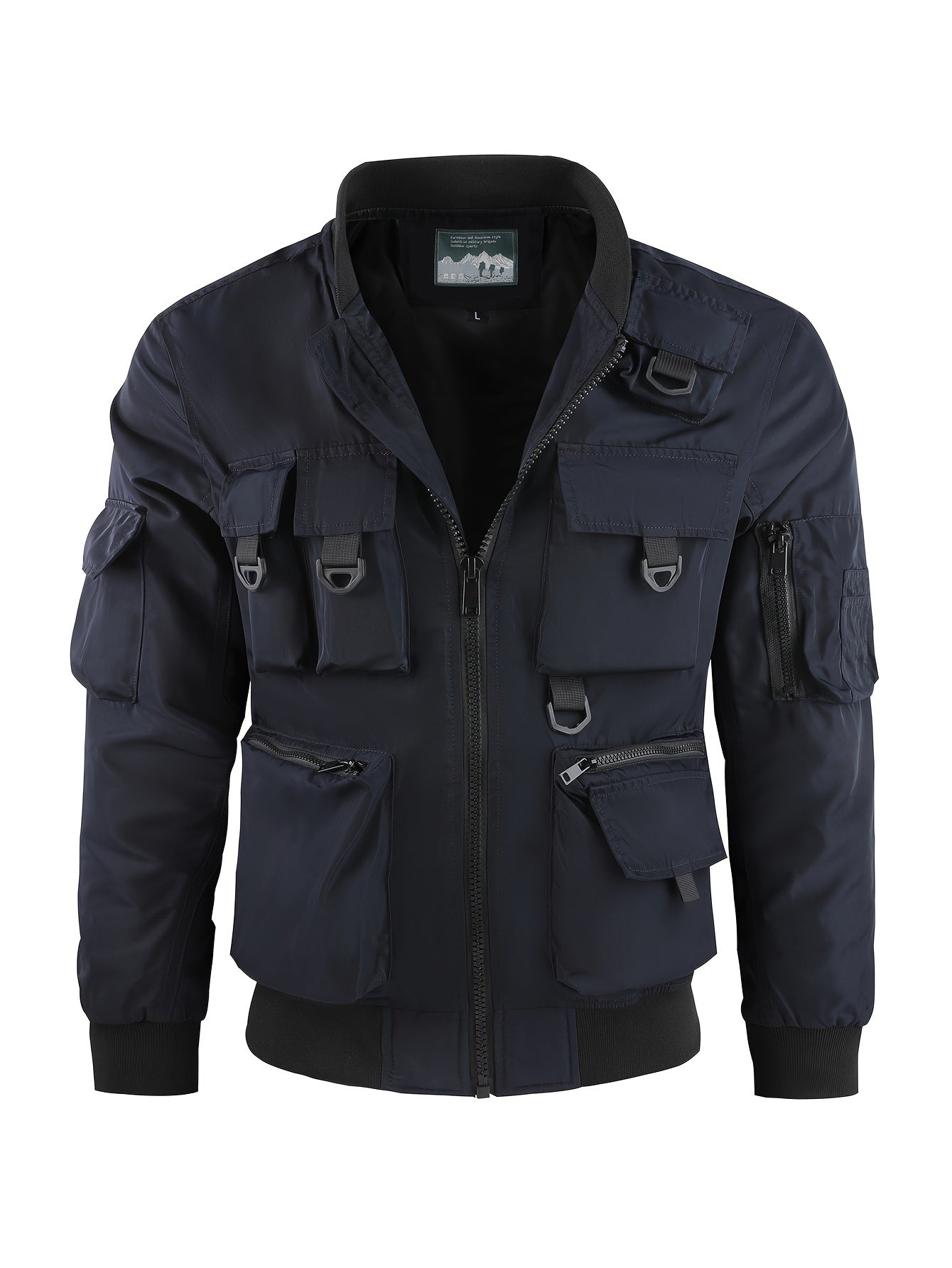 Men New Casual Cargo Multi-Pocket Jacket