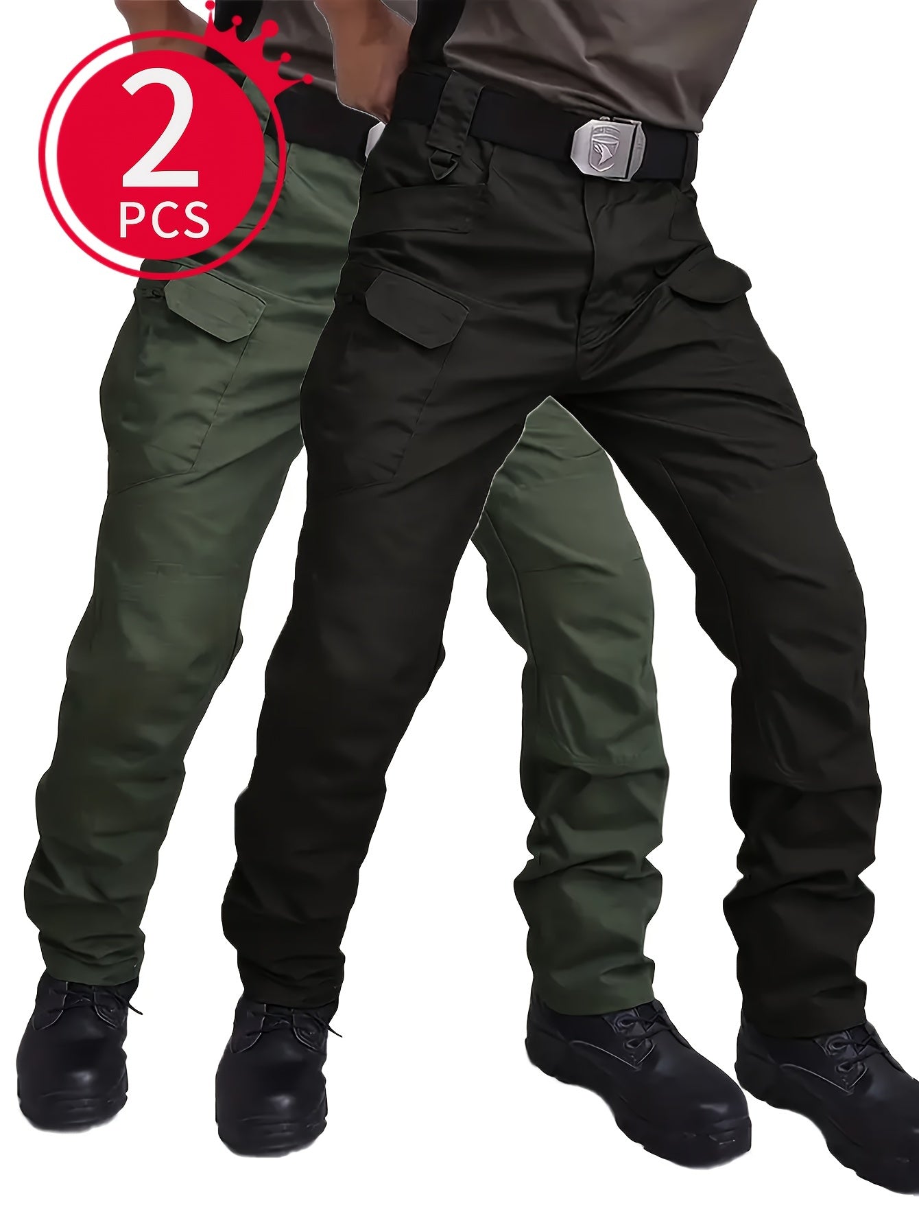 2 Pcs Men's Hiking Tactical Pants