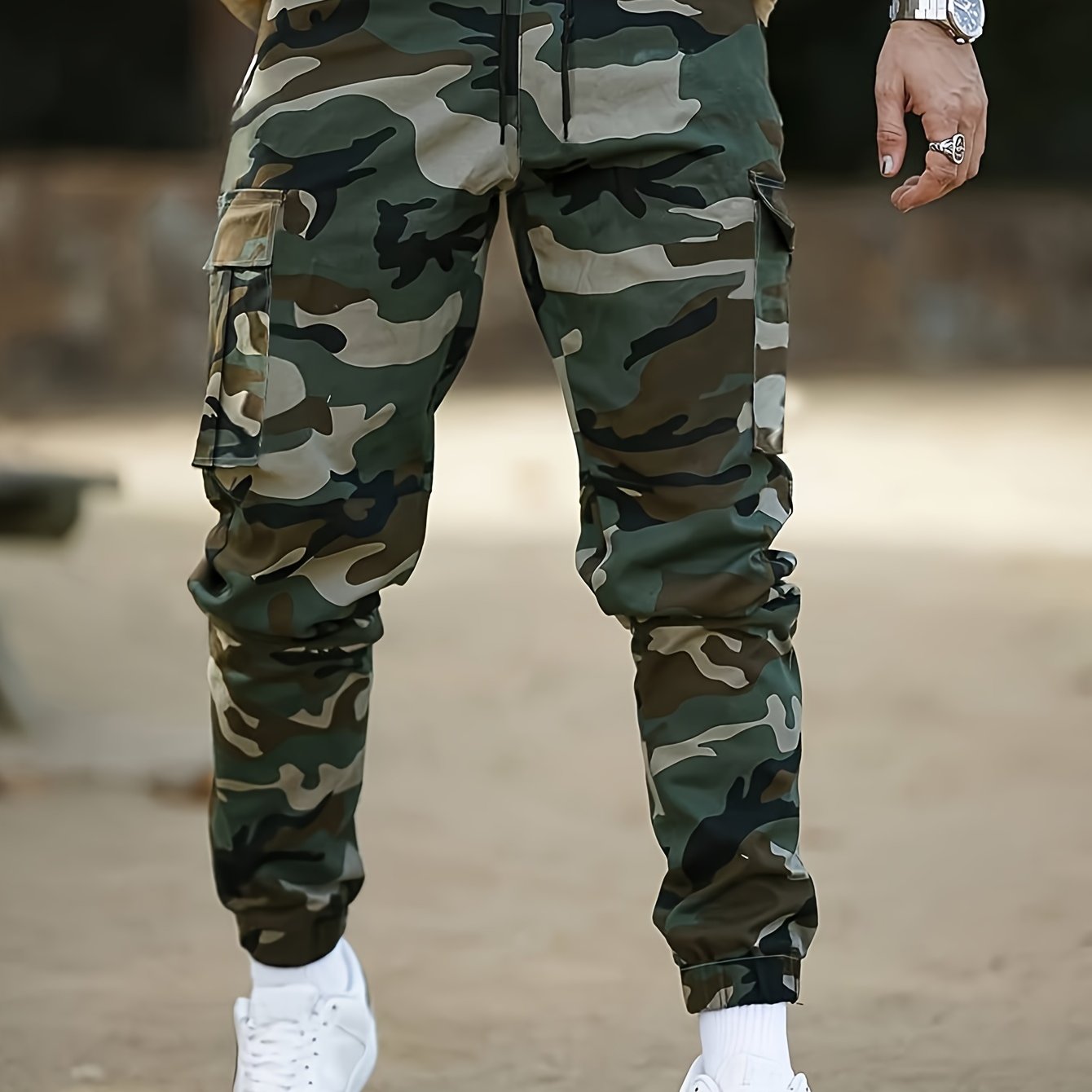 Men's Camouflage Multi-functional Cargo Pants