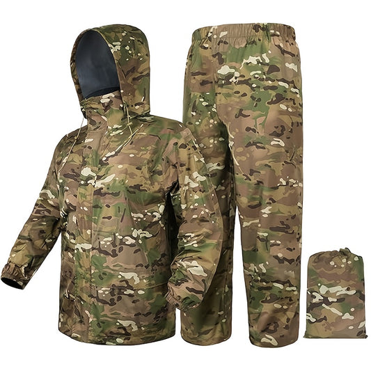 Men's Camo Rain Gear Set