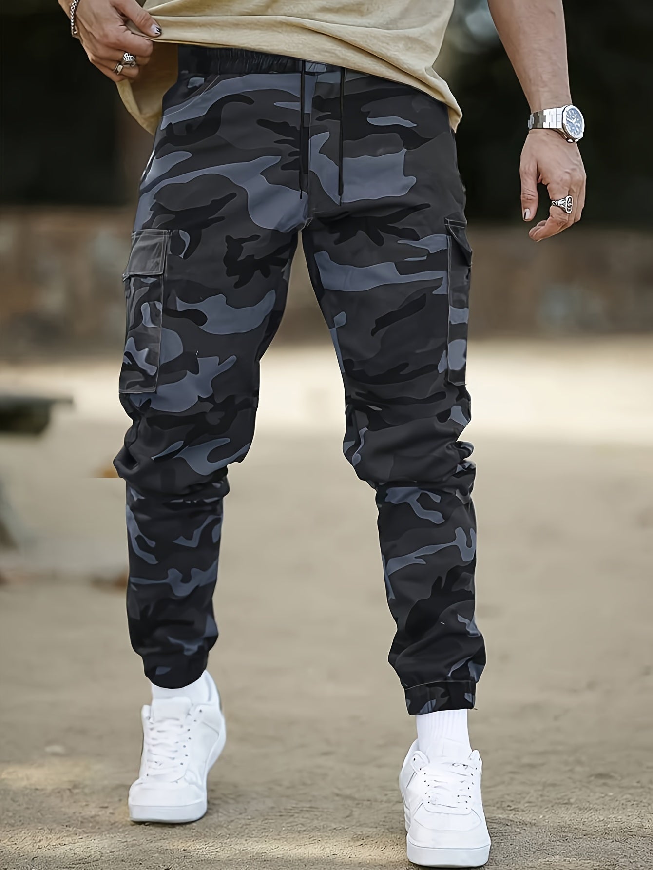 Men's Camouflage Multi-functional Cargo Pants