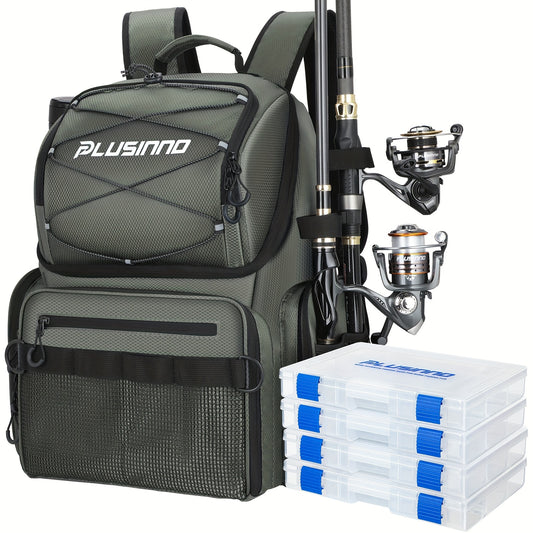 Fishing Backpack With Rod Holders & Cooler